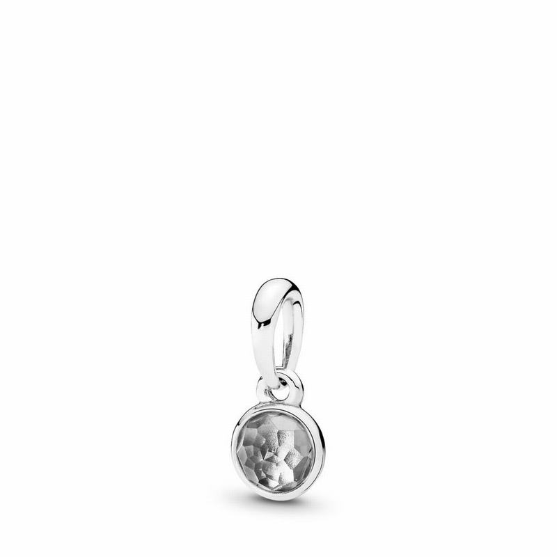 Pandora Australia April Droplet Pendant - Sterling Silver | CQUSNL038